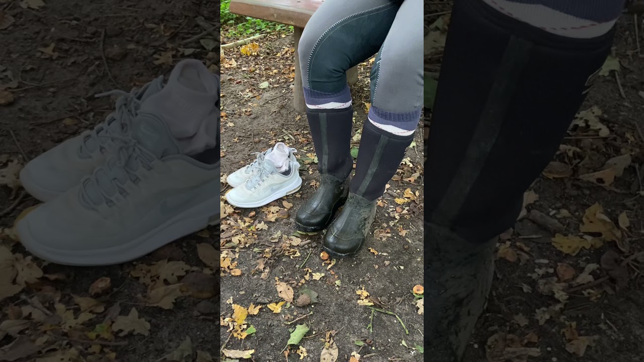 Schuhe wechseln nachdem ich im Stall gewesen bin
