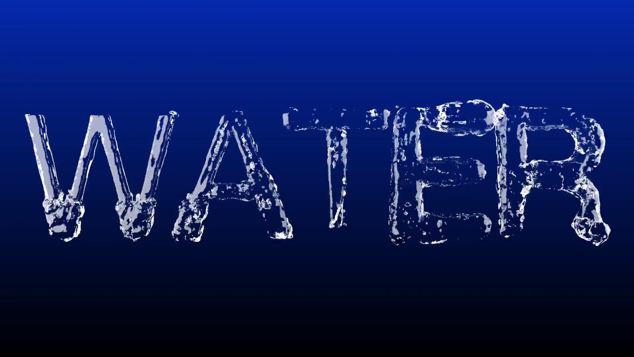 Water Logo Morph Animation by #RedefineFX
