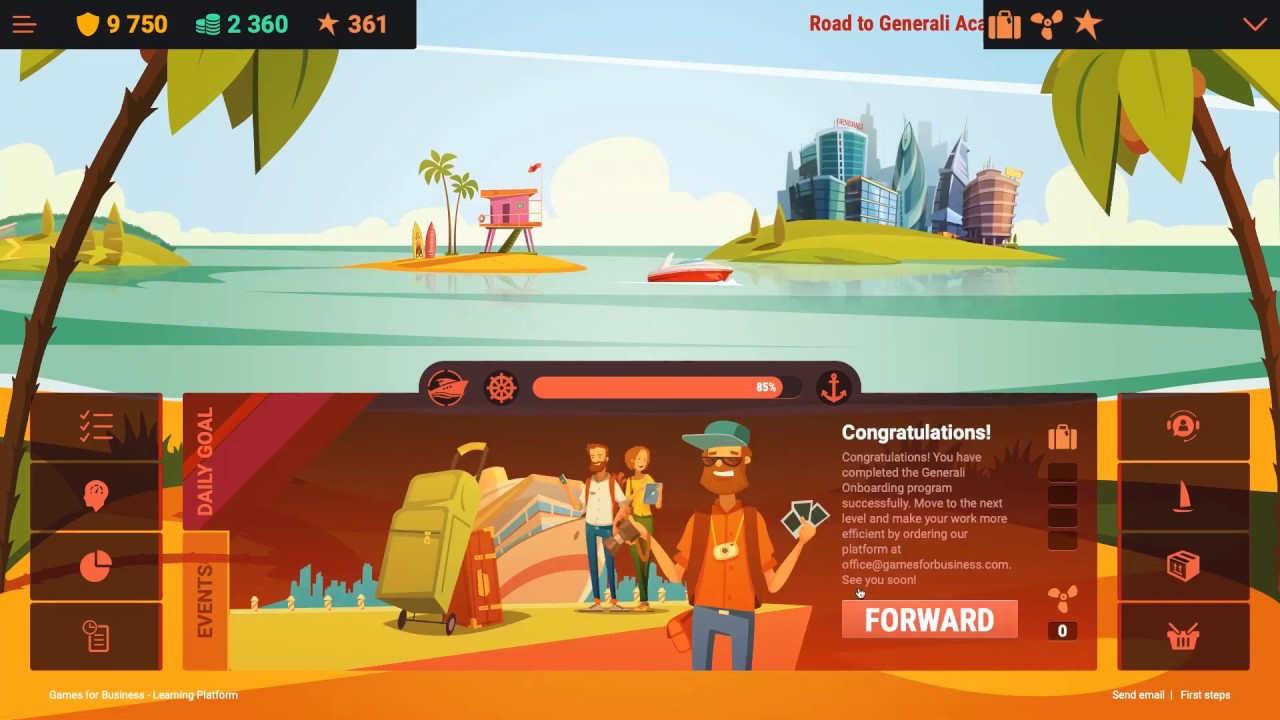 Generali Sales Onboarding - Platform overview (Games for Business - The Learning Experience)