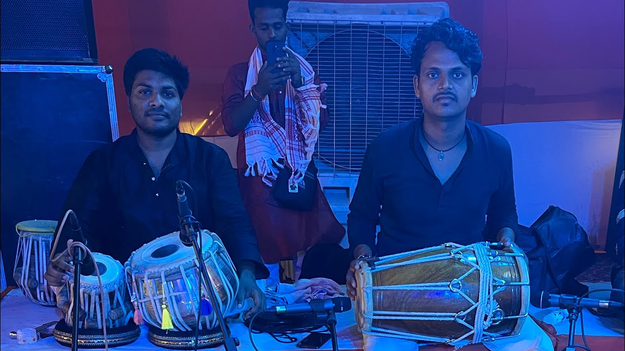 Baba kinaram janmotsav staj sow singar Rakesh Lal Yadav ne machaya garda tabla Shubham Kumar 