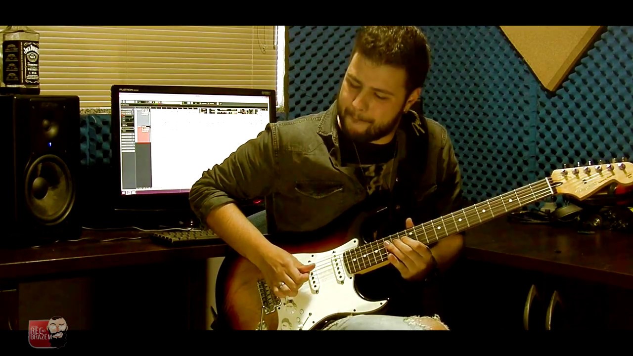 Luan Teixeira ( guitarrista da banda Jamp) Improviso Guitar