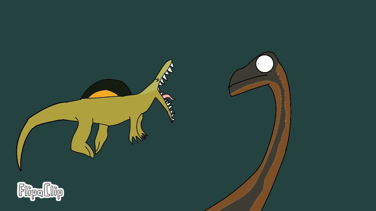 Dinosaurs battel Championship would s1: Spinosaurus vs Brachiosaurus (Round 2)