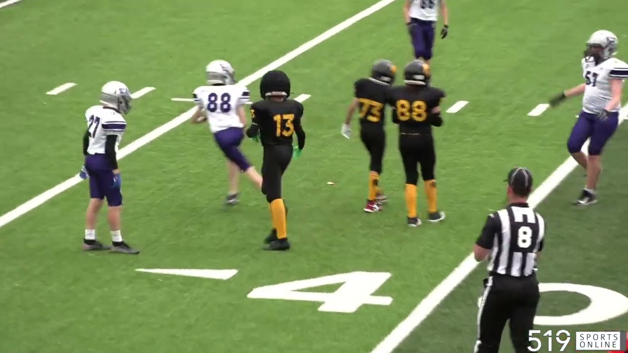 OSFL Football (Under 12) - London Jr. Mustangs vs Waterloo Jr. Warriors