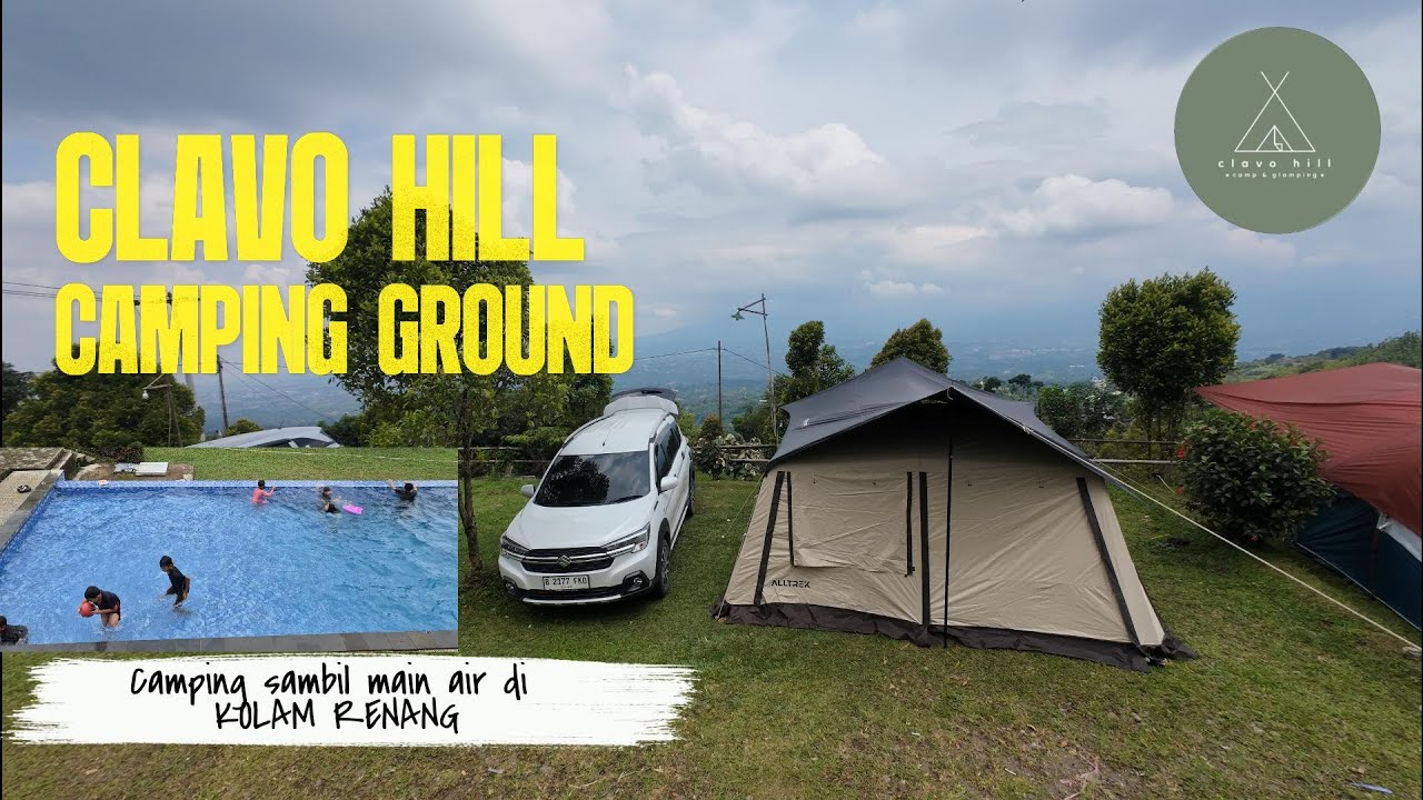 View city light & Kabut Tebal ‼️ Clavo Hill Camping Ground Bogor | Review Akses Jalan Lengkap.