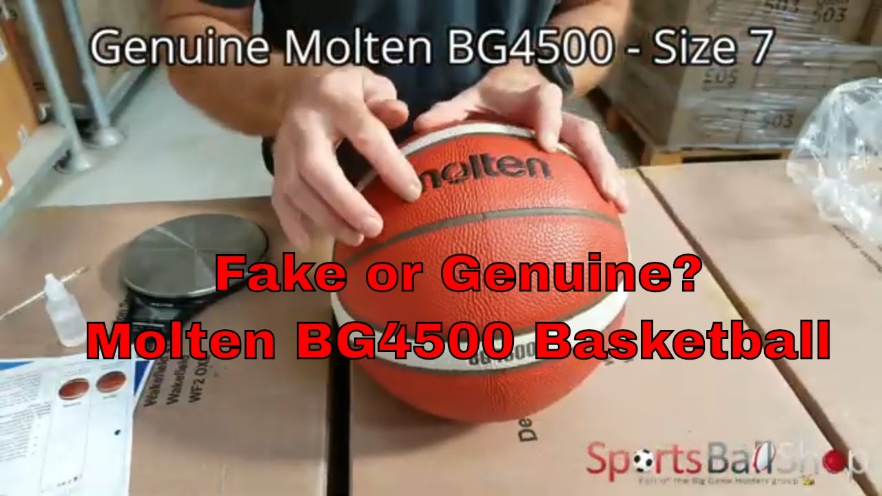Molten BG4500 Basketball Size 7 - Is Yours Fake Or Genuine?