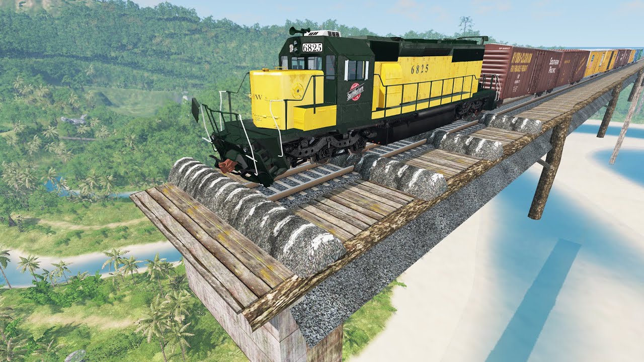 Crazy High Speed Train Crashes #17 - Beamng drive | Dancing Cars
