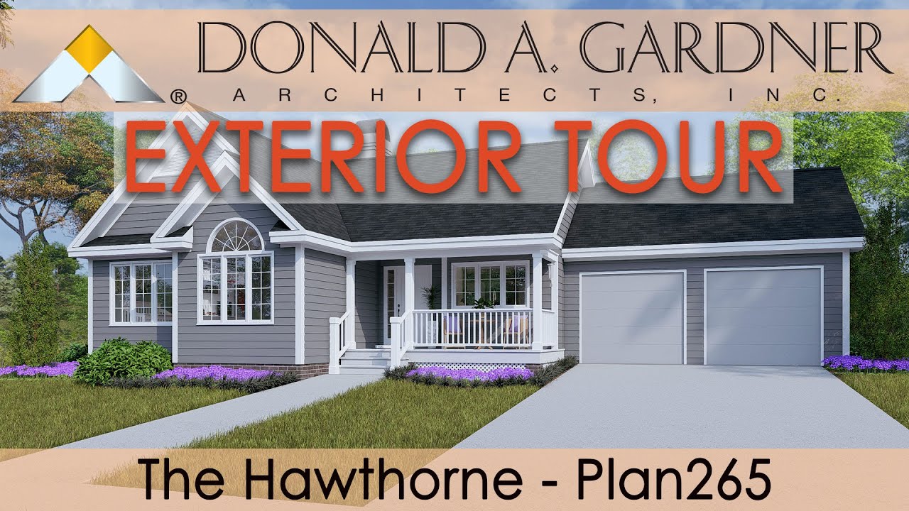 Simple house plan with three bedrooms &ndash; The Hawthorne &ndash; Plan 265