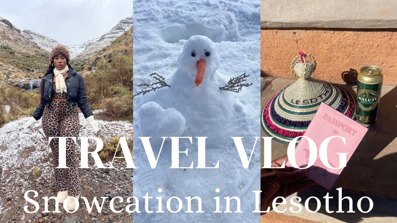 TRAVEL VLOG: Snow in an african country of Lesotho 🇱🇸 An Experience I’ll Never Forget 