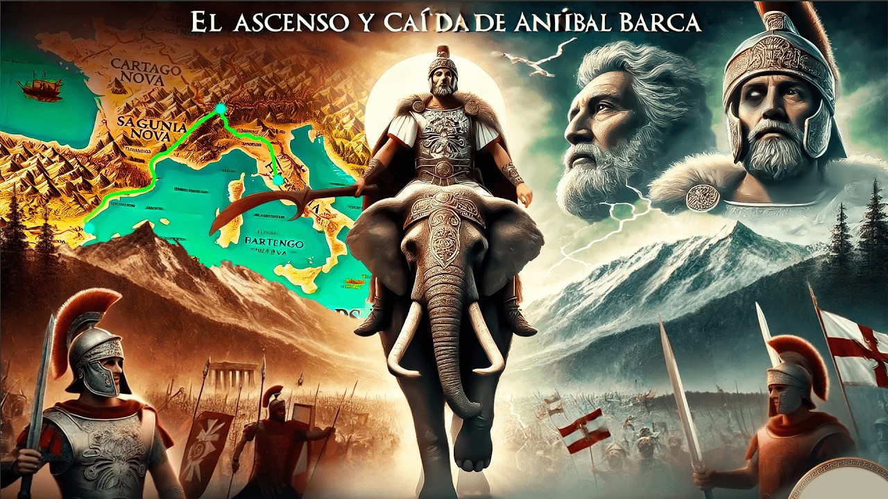 ANÍBAL BARCA • El ASCENSO Y CAÍDA del ENEMIGO que CASI DESTRUYE a ROMA
