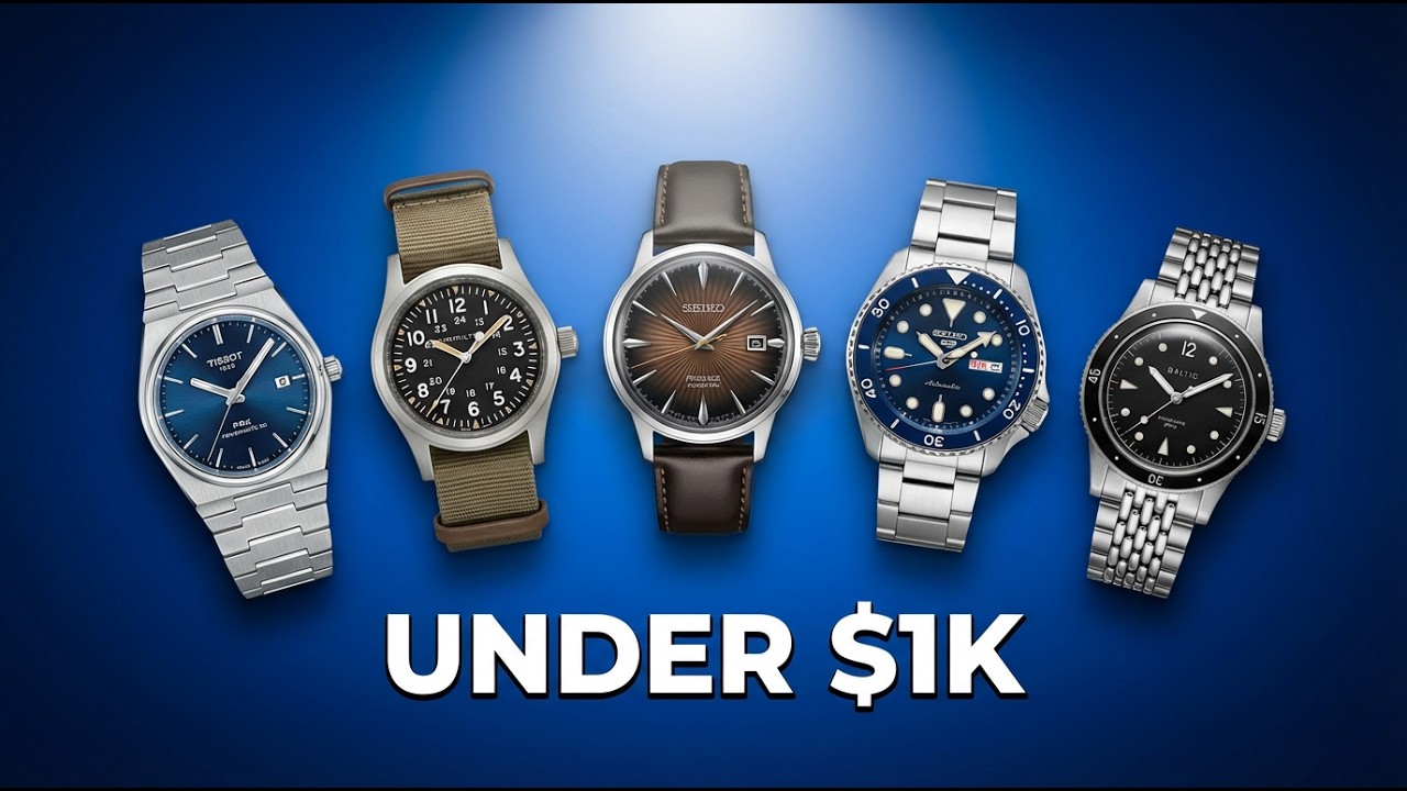 10 Watches Actually Worth Buying Under $1k in 2026