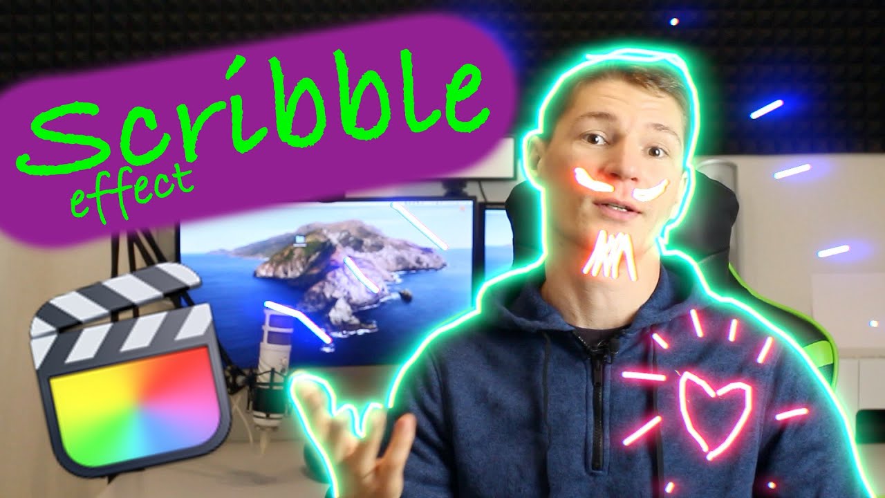 FCPX Brush Glow. Неоновое свечение и модный скриббл-эффект в Final Cut Pro.