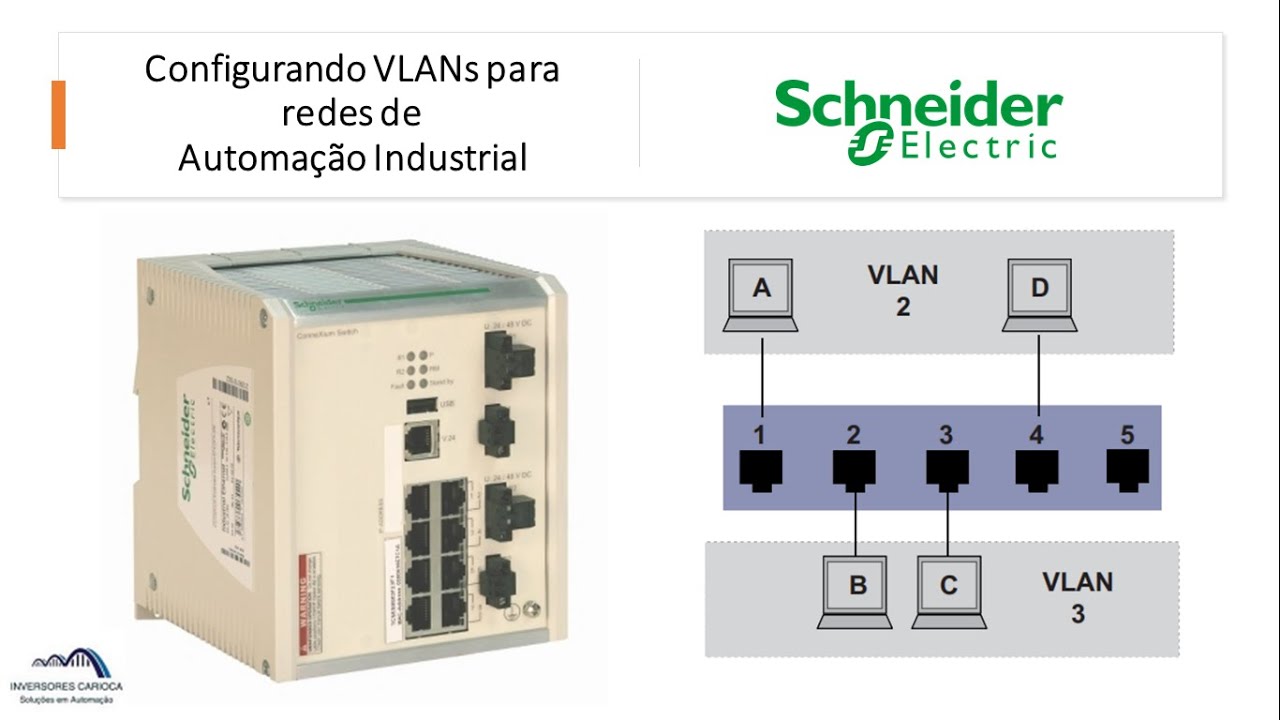 Configurando VLANs para redes de Automação Industrial