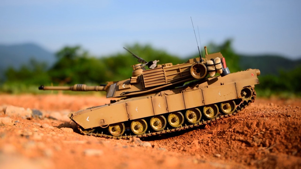 RC Tank M1A2 Abrams 1/16 Scale | Modern US Army Beast In Action | Epic Test Drive
