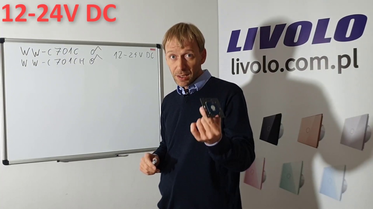 AKADEMIA LIVOLO #1 - WW-C701C / WW-C701CH - WKŁADY WŁĄCZNIKÓW 12-24V DC - JAK PODŁĄCZYĆ?