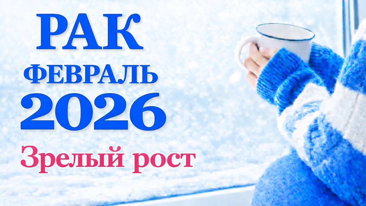 РАК - ТАРО ПРОГНОЗ на ФЕВРАЛЬ 2026 - ПРОГНОЗ РАСКЛАД ТАРО - ГОРОСКОП ОНЛАЙН ГАДАНИЕ