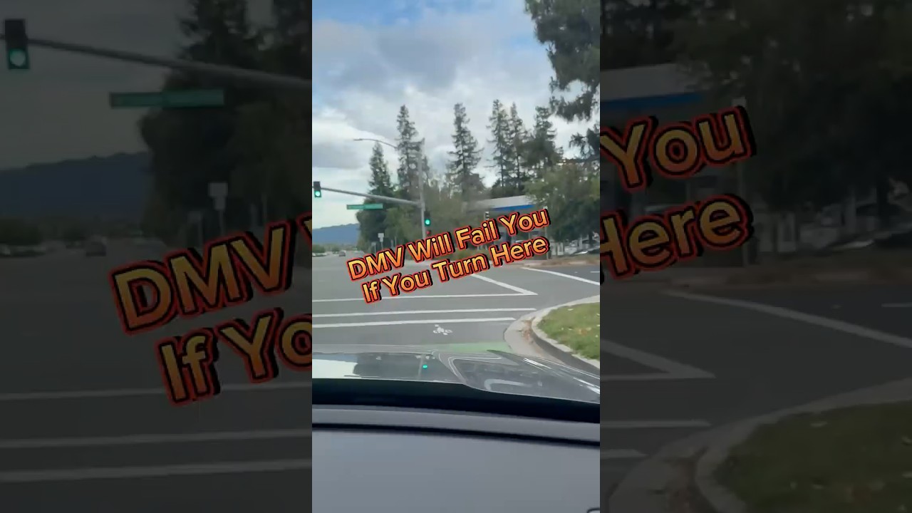 DMV Test Tip- Don&rsquo;t Make this Critical Error! Keep Straight!#dmvtest  #driverstraining  #roadtest
