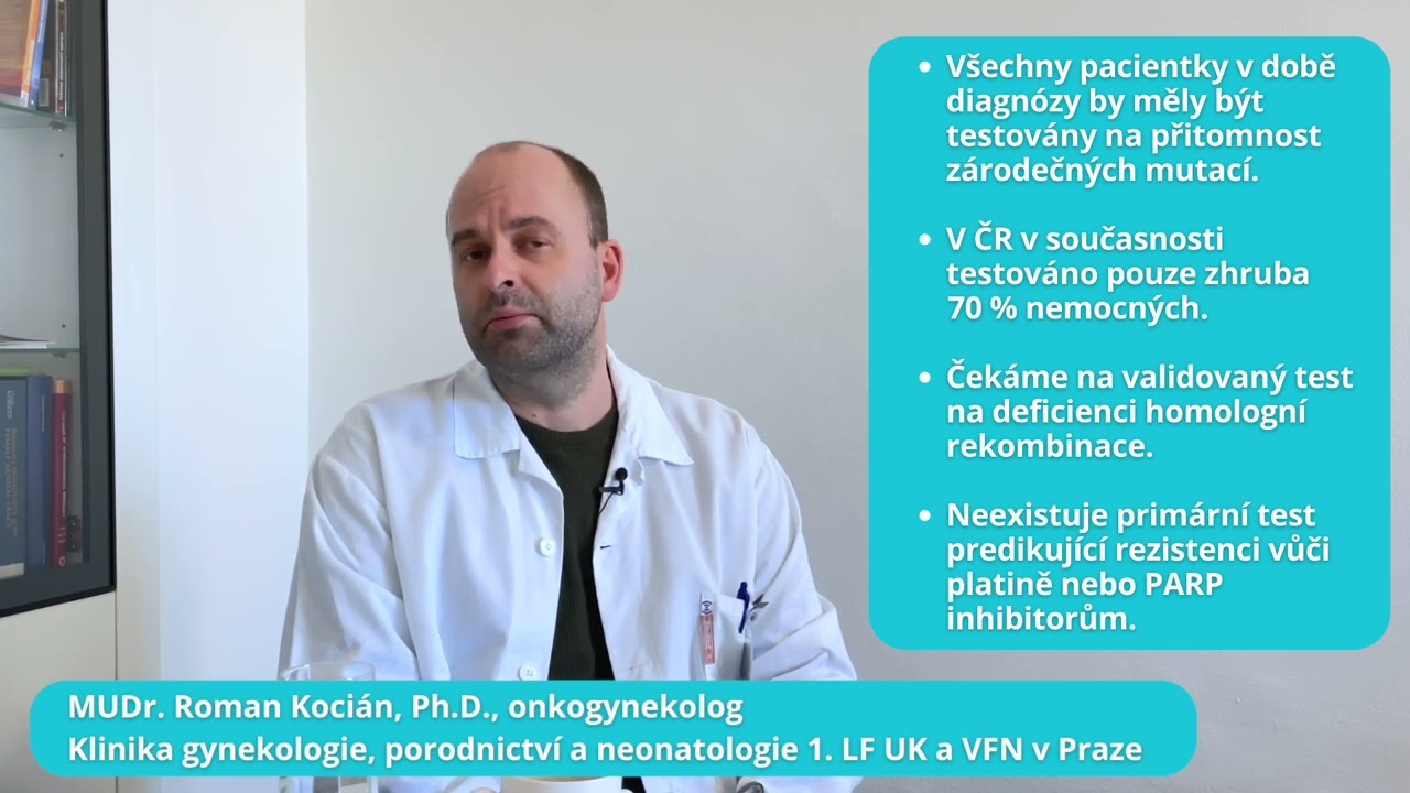 MUDr. Roman Kocián, Ph.D. - Novinky v moderní léčbě ovariálního karcinomu
