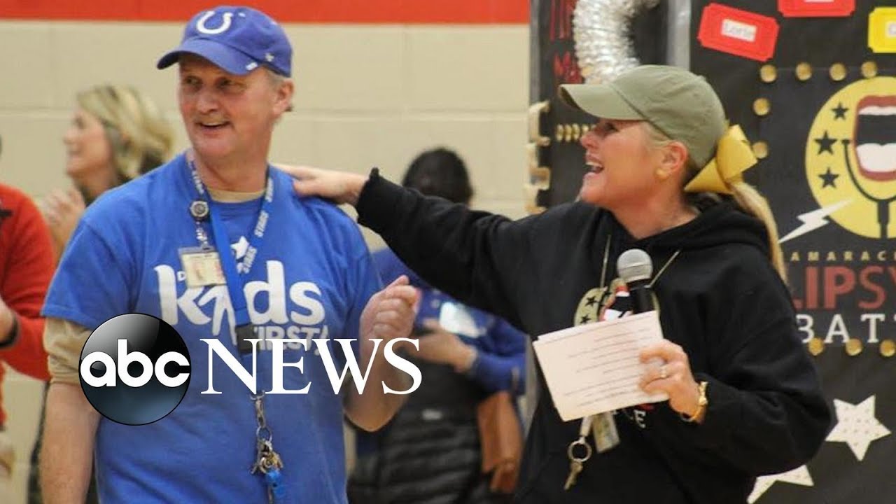 School celebrates beloved custodian in special way l GMA Digital