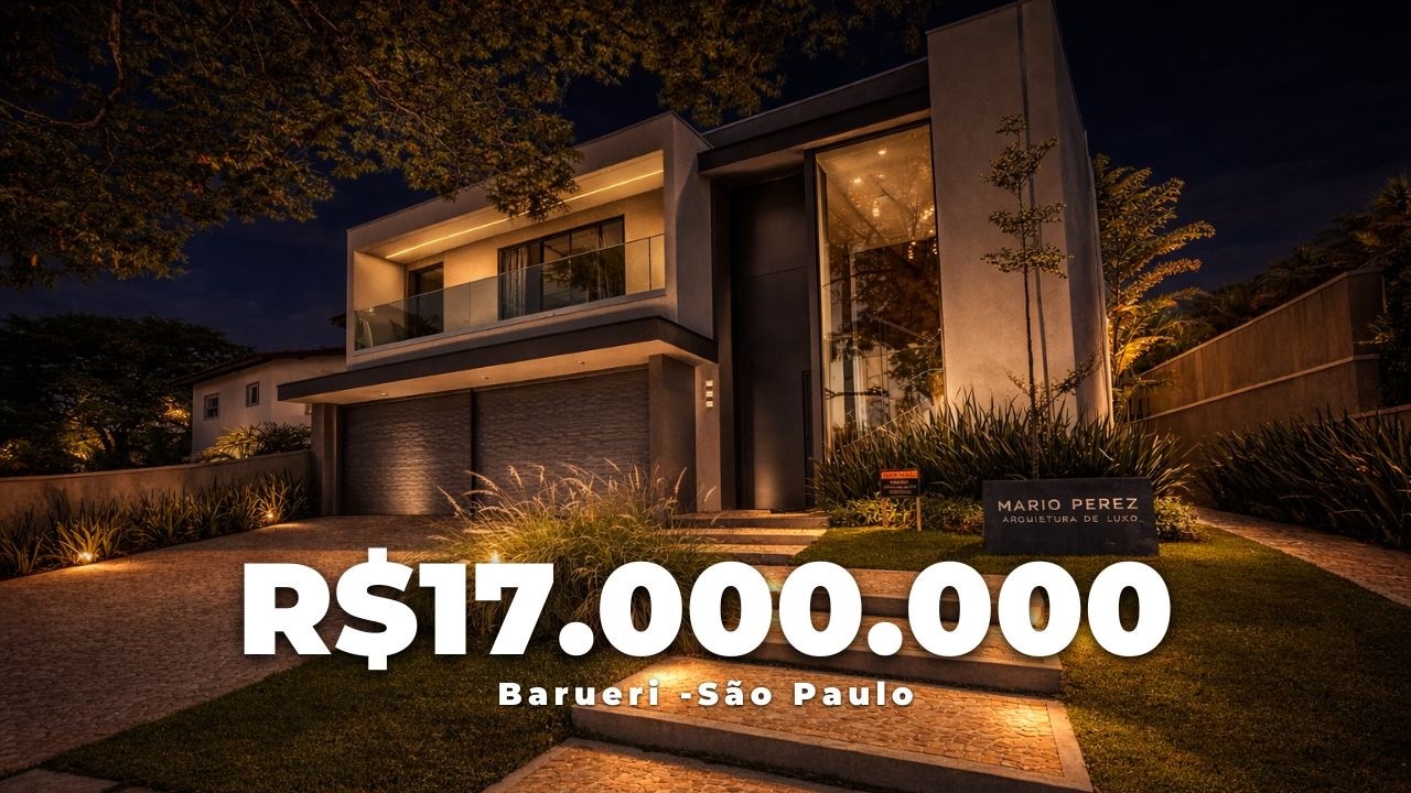 CASA MARIO PEREZ NO ALPHAVILLE | Casa à venda no Residencial Um | Alphaville | São Paulo |Azuza