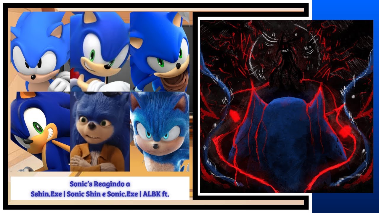 Sonic's reagindo a Sshin.Exe // Sonic Shin e Sonic.Exe // @ALBK