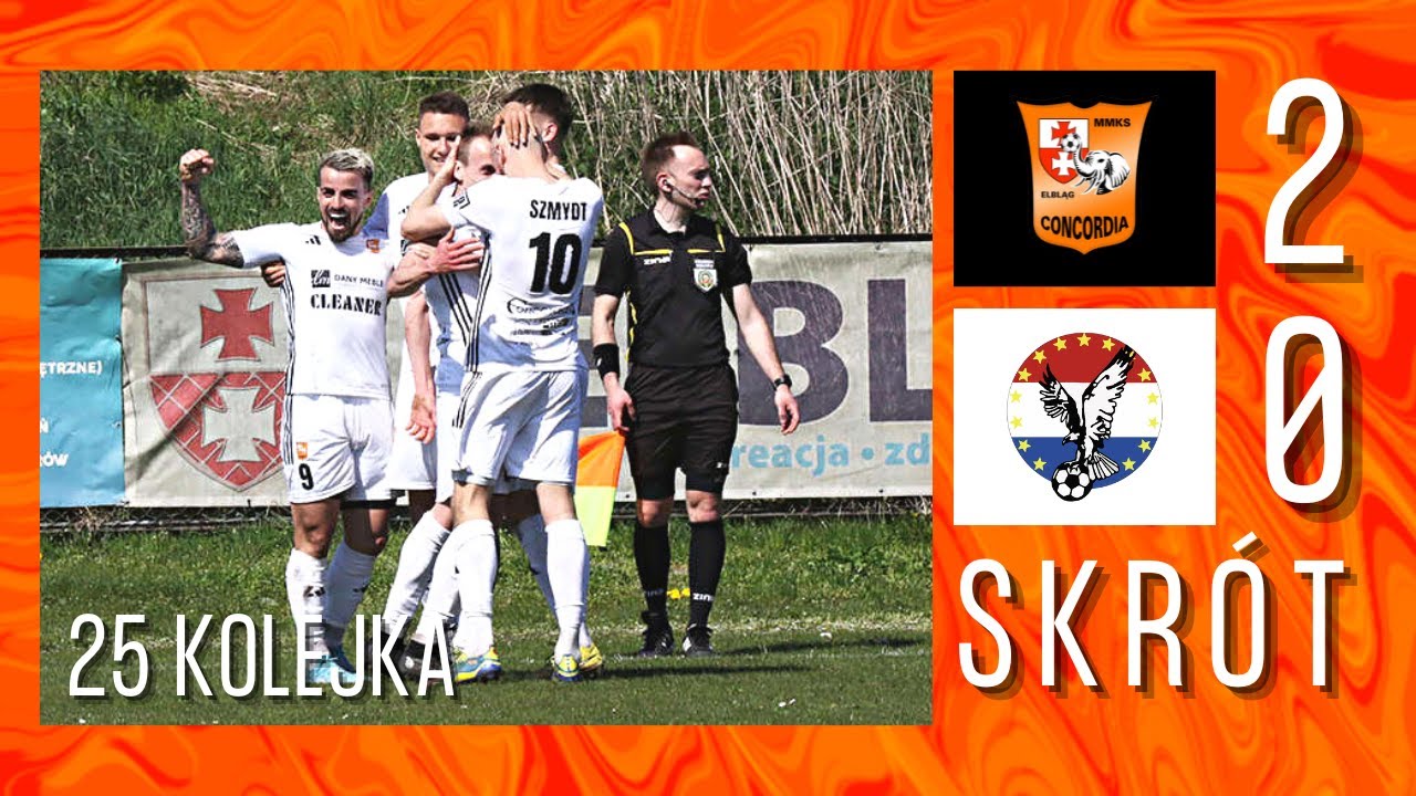 [SKRÓT MECZU] 25 kolejka III ligi: Concordia Elbląg - Sokół Ostróda 2:0 (23.4.2023)