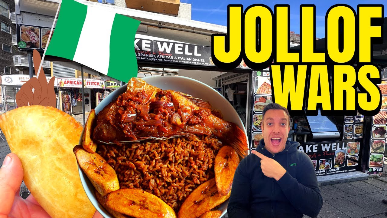 Trying NIGERIAN JOLLOF 🇳🇬! Jollof Wars! (Actual Hidden Gem!)