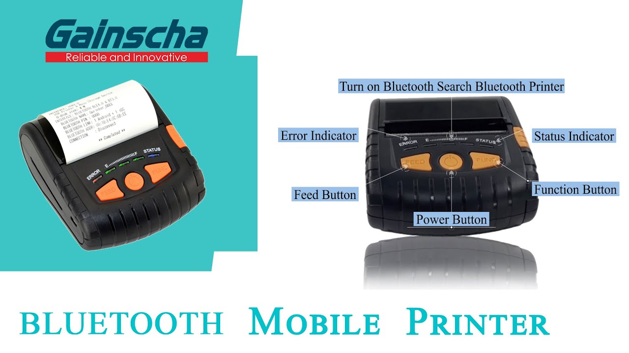 80mm Bluetooth Printer PT-380