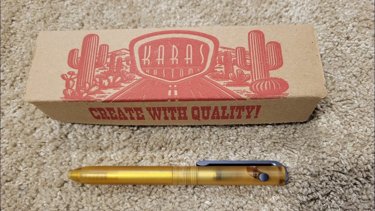 Karas Pen Co. Textured Ultem Modal - Special Release - A Solid Contender!