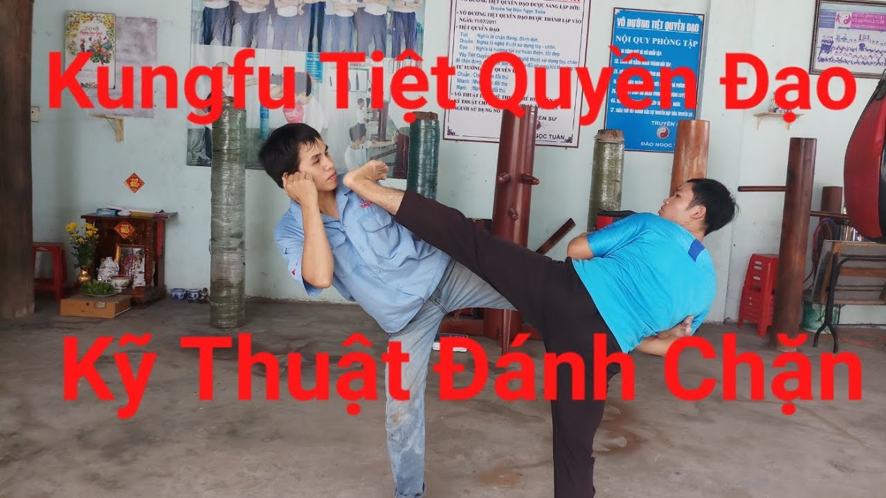 Kungfu Tiệt Quyền Đạo kỹ thuật tự vệ đánh chặn|Toankungfu|