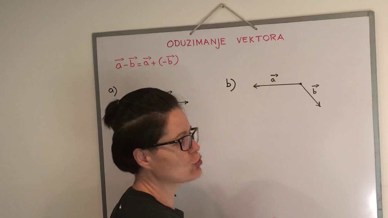 Oduzimanje vektora