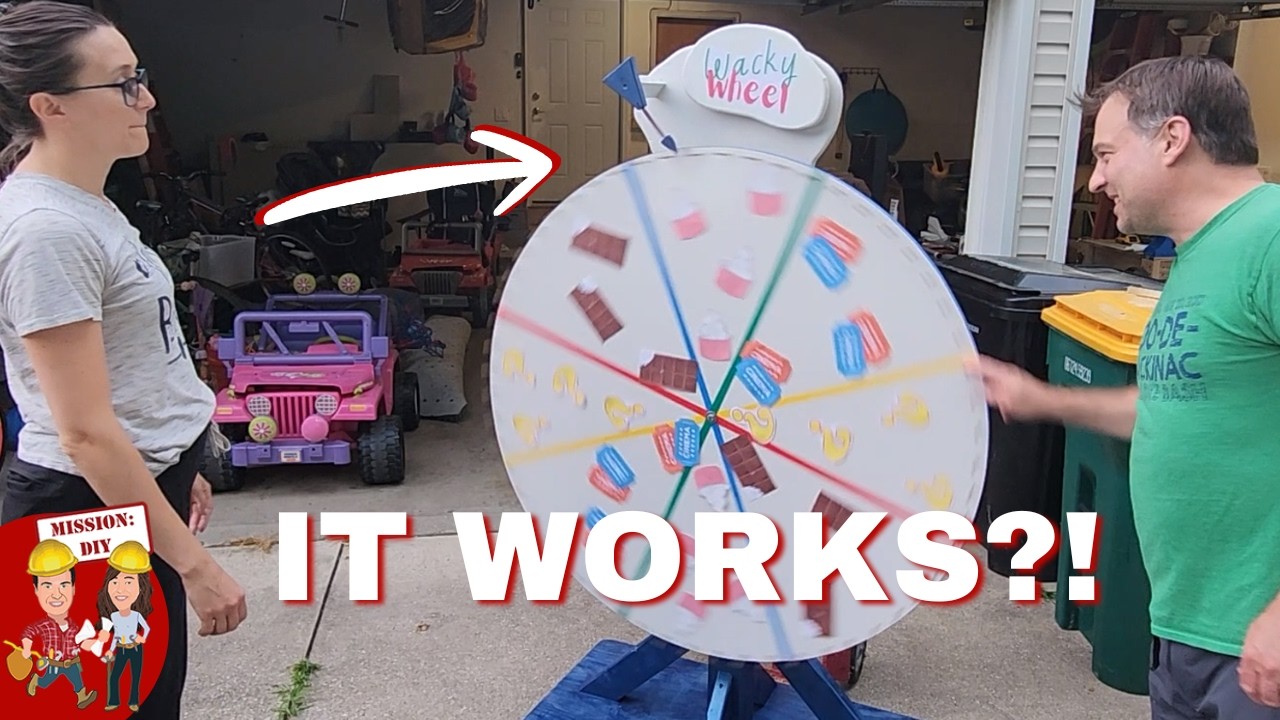 I Built a Giant Spinning Prize Wheel for Our Church VBS | DIY Project with a Purpose
