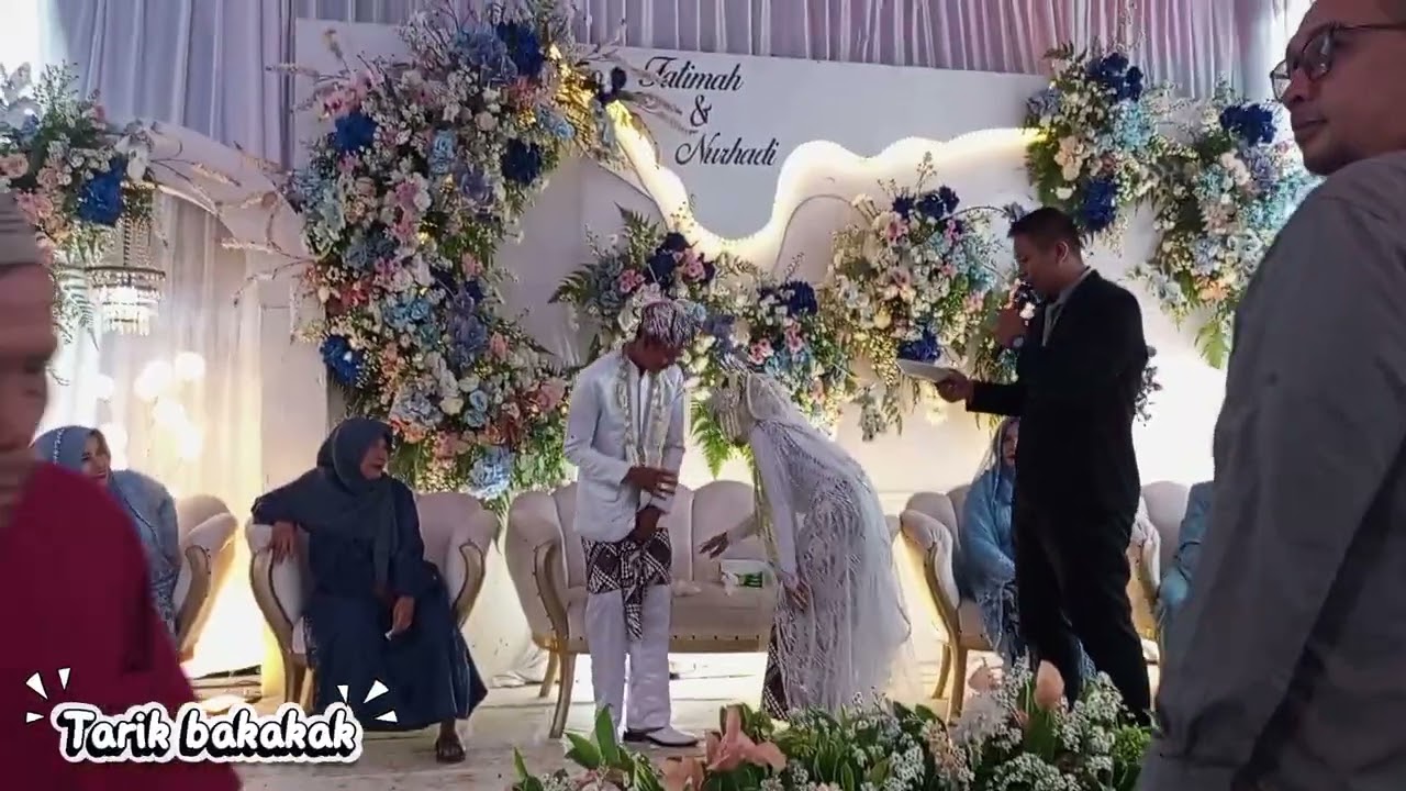 Tarik bakakak, Wedding Adi & Fatimah