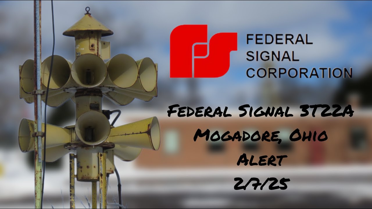 Federal Signal 3T22A - Mogadore, OH - Alert | 2/7/26