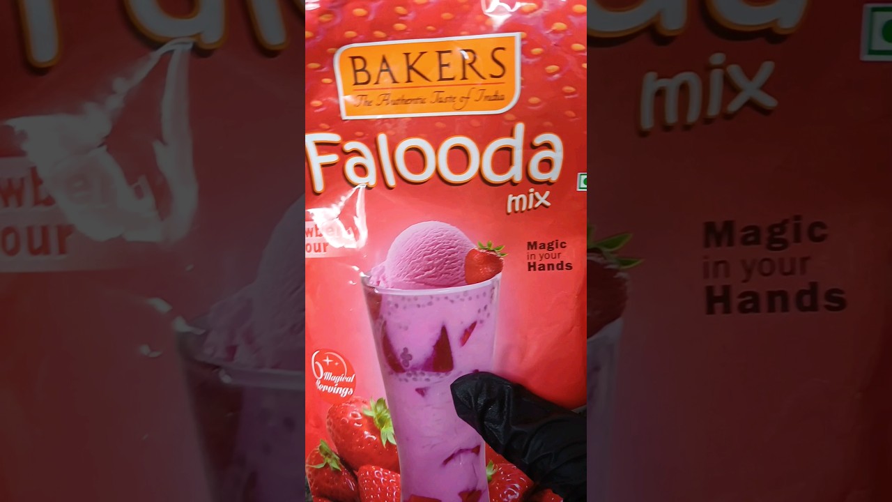 falooda|eat and drink|recipe|bakers falooda mix#shorts