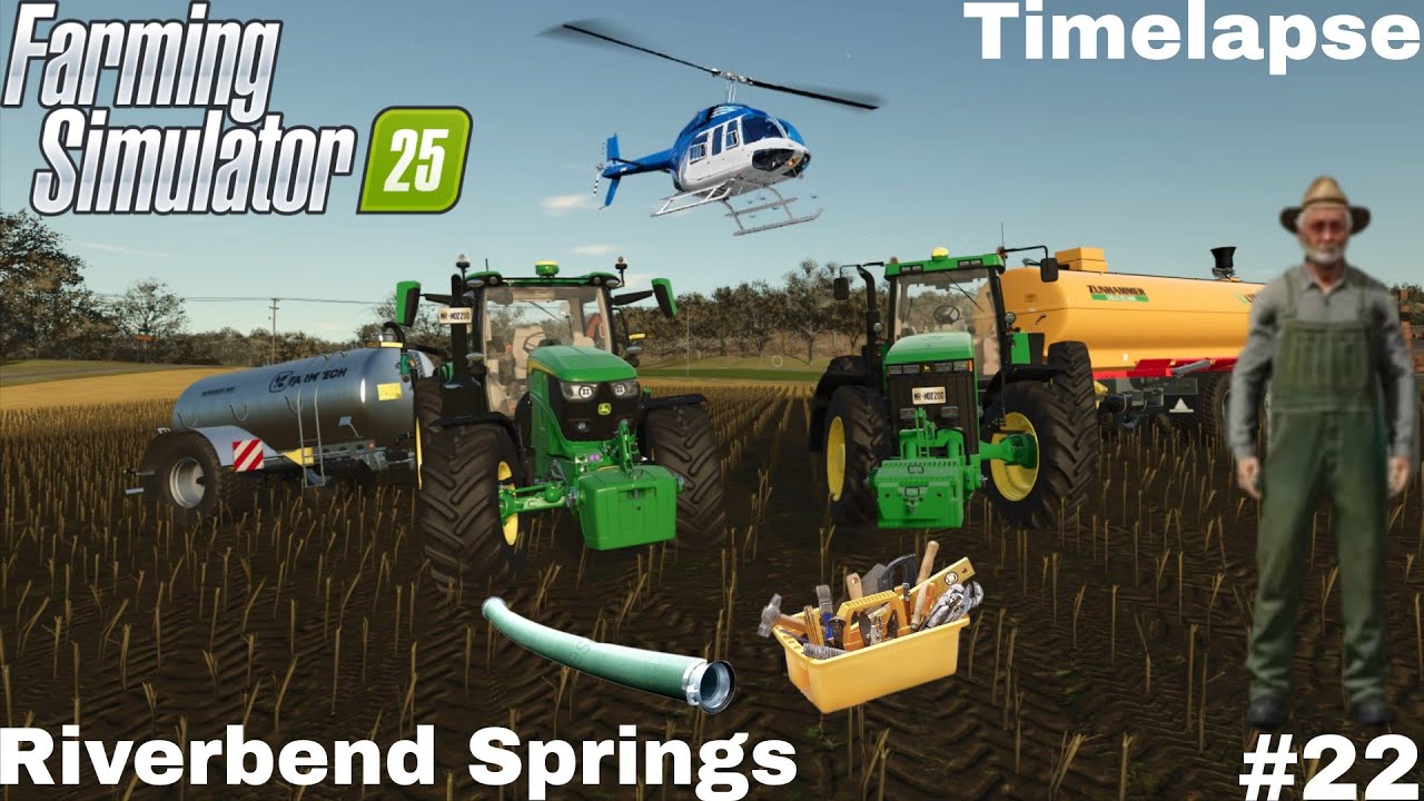ACHAT D'UNE CUVE A LISIER & ÉPANDAGE DE LISIER 💩 | Farming Simulator 25 | Riverbend Ép22
