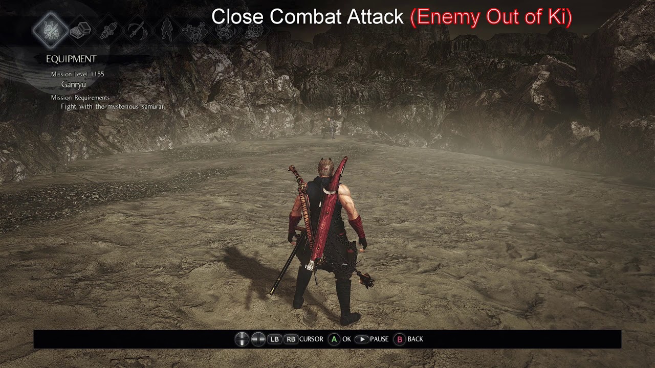 Nioh Close Combat Attack -[Zero Ki Enemy vs Enemy Out of Ki]