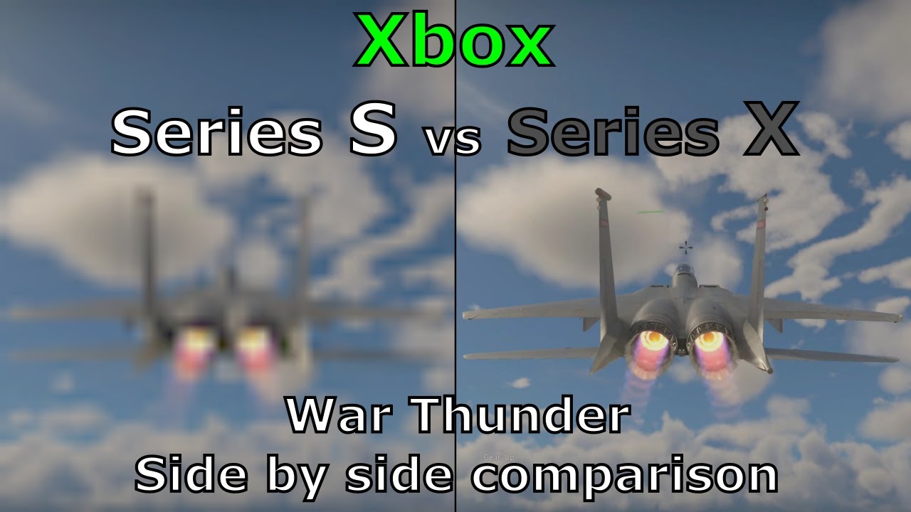Сравнение Xbox Series S и Series X (в War Thunder)