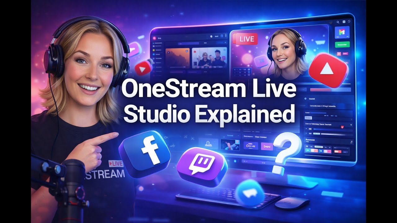 OneStream Live Studio Explained