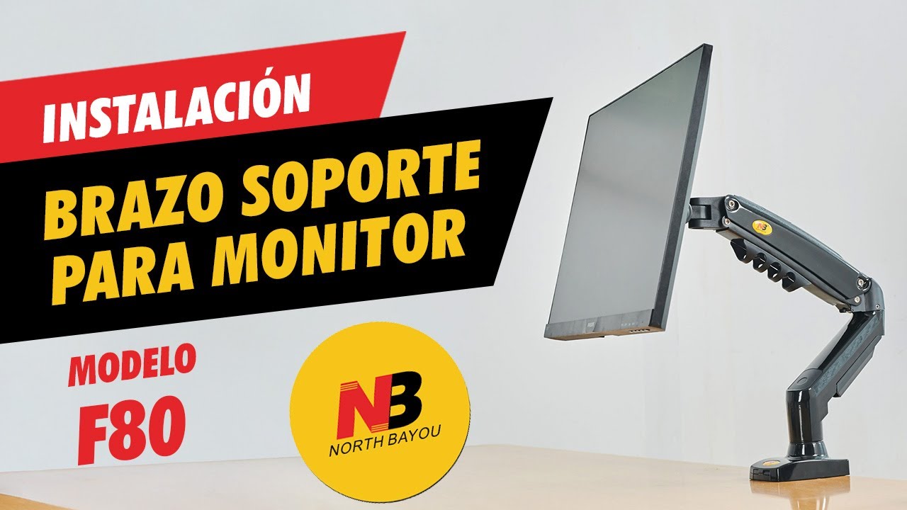 Unboxing e instalación del brazo para monitor North Bayou F80 🖥️