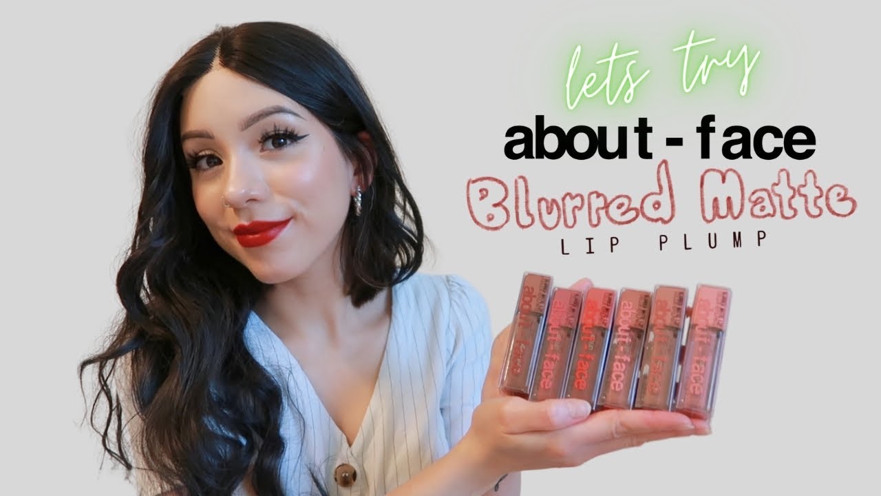 Trying the NEW about-face beauty lipsticks