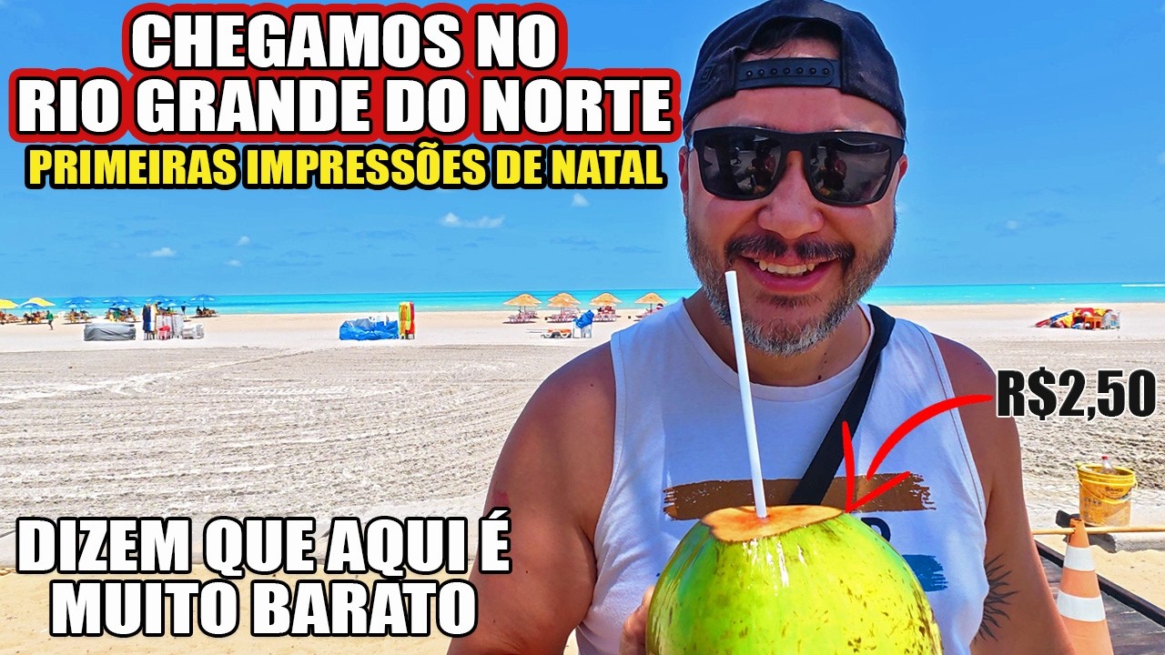 NATAL - PRIMEIRAS IMPRESSÕES - PONTA NEGRA - VOO DE CURITIBA PARA NATAL #Vlog