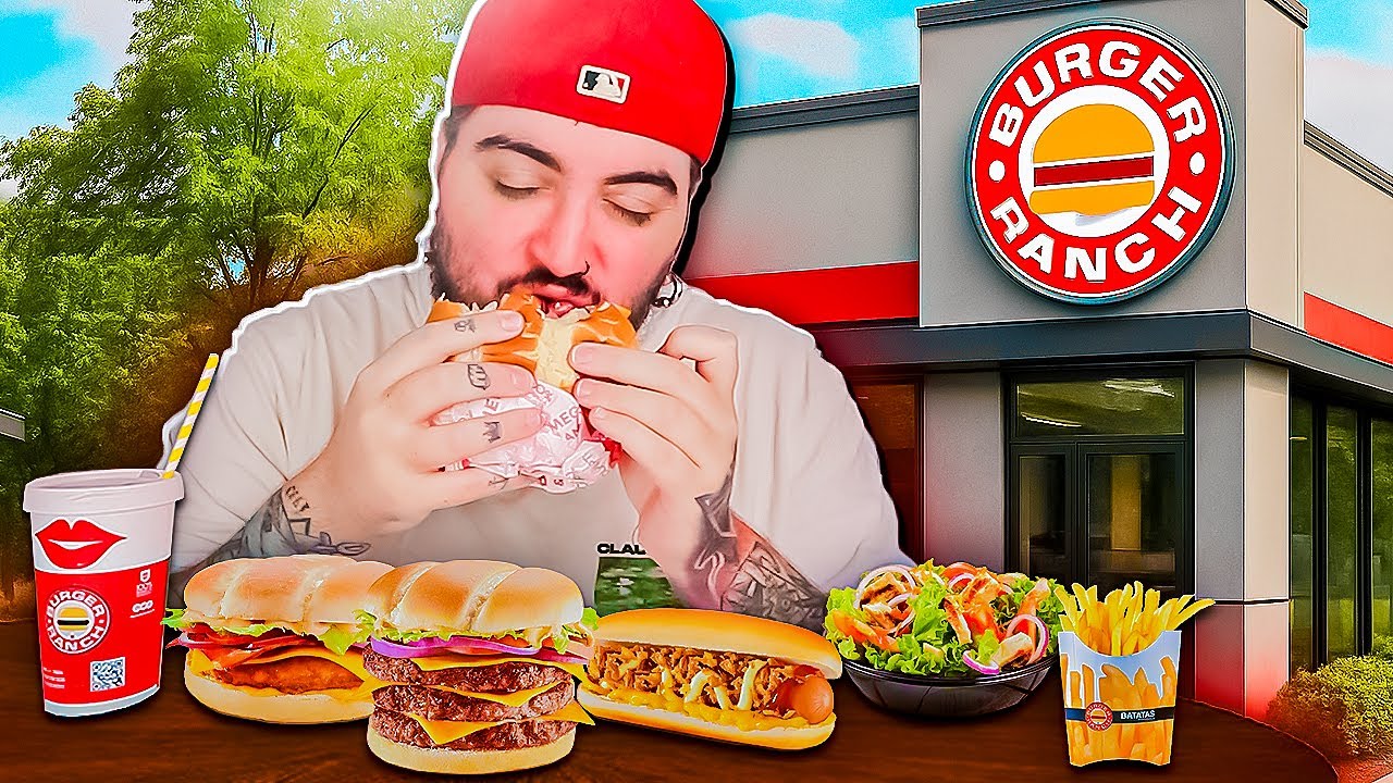 Provei o NOVO FAST FOOD de Portugal: BURGER RANCH - vale a pena?