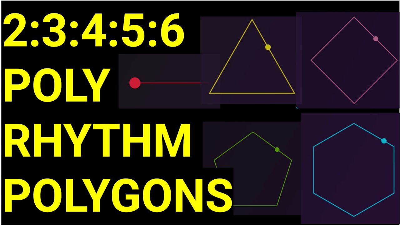 All 2:3:4:5:6 Polyrhythm Combinations