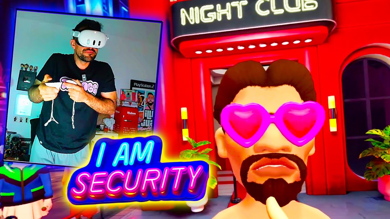 Mejores Momentos de ILLOJUAN en I Am Security 🪩 | Portero de Discoteca VR