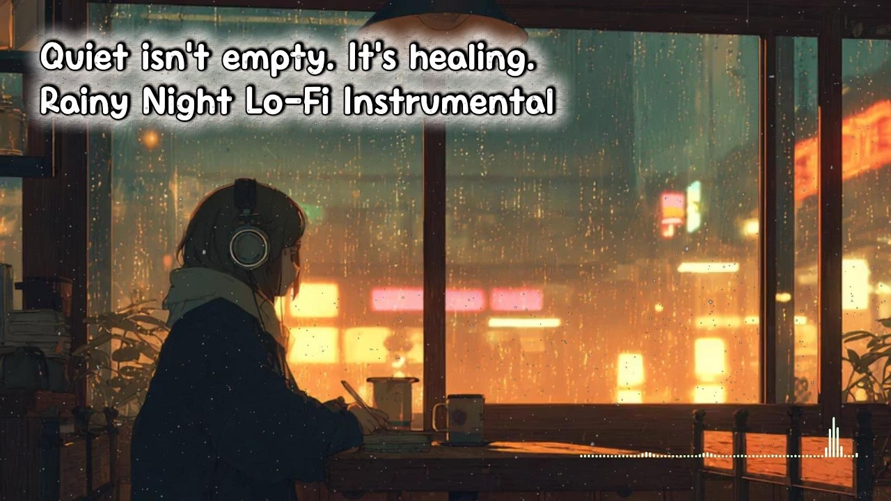 Study / Work Lo-Fi 🌧️ Rainy Night City Instrumental (Deep Focus, 80 BPM)