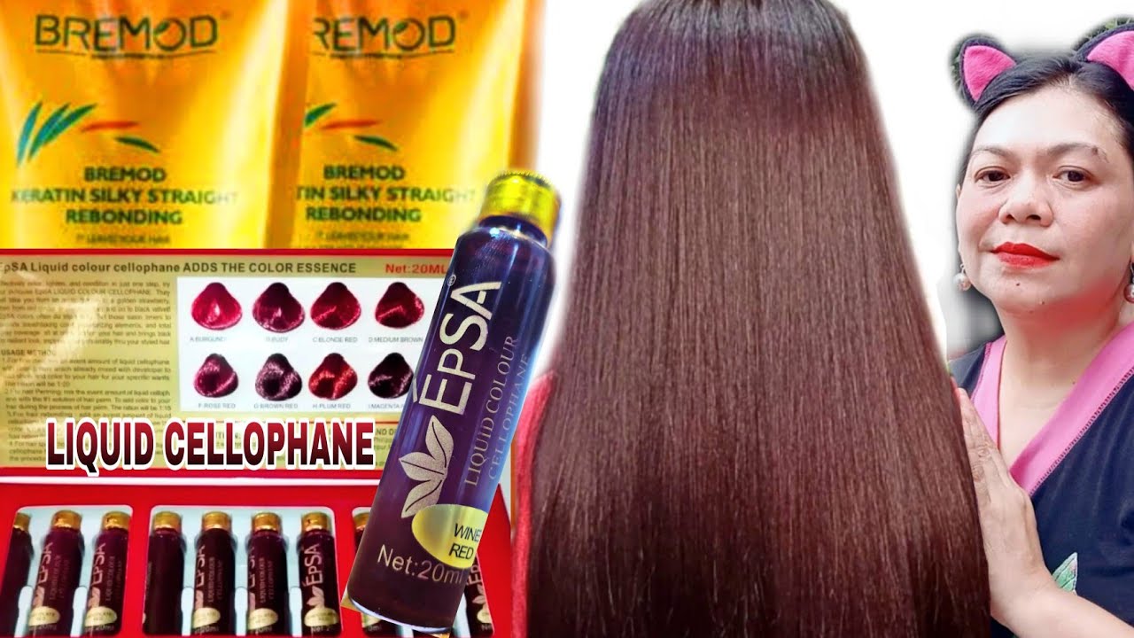 (Result after 4 days) HAIR REBONDING WITH LIQUID CELLOPHANE AND BRAZILIAN BLOWOUT | LOLA KIKAY