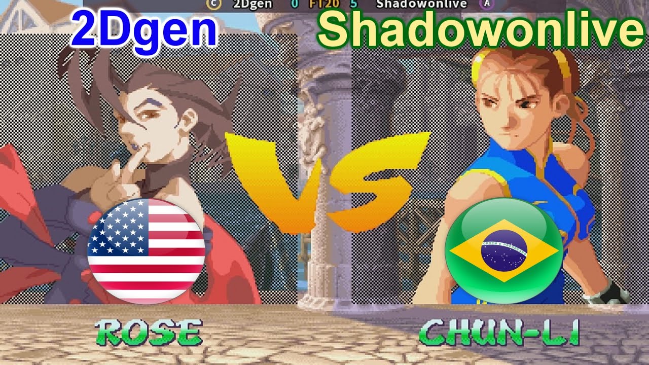 Street Fighter Alpha 2 - 2Dgen vs Shadowonlive FT20
