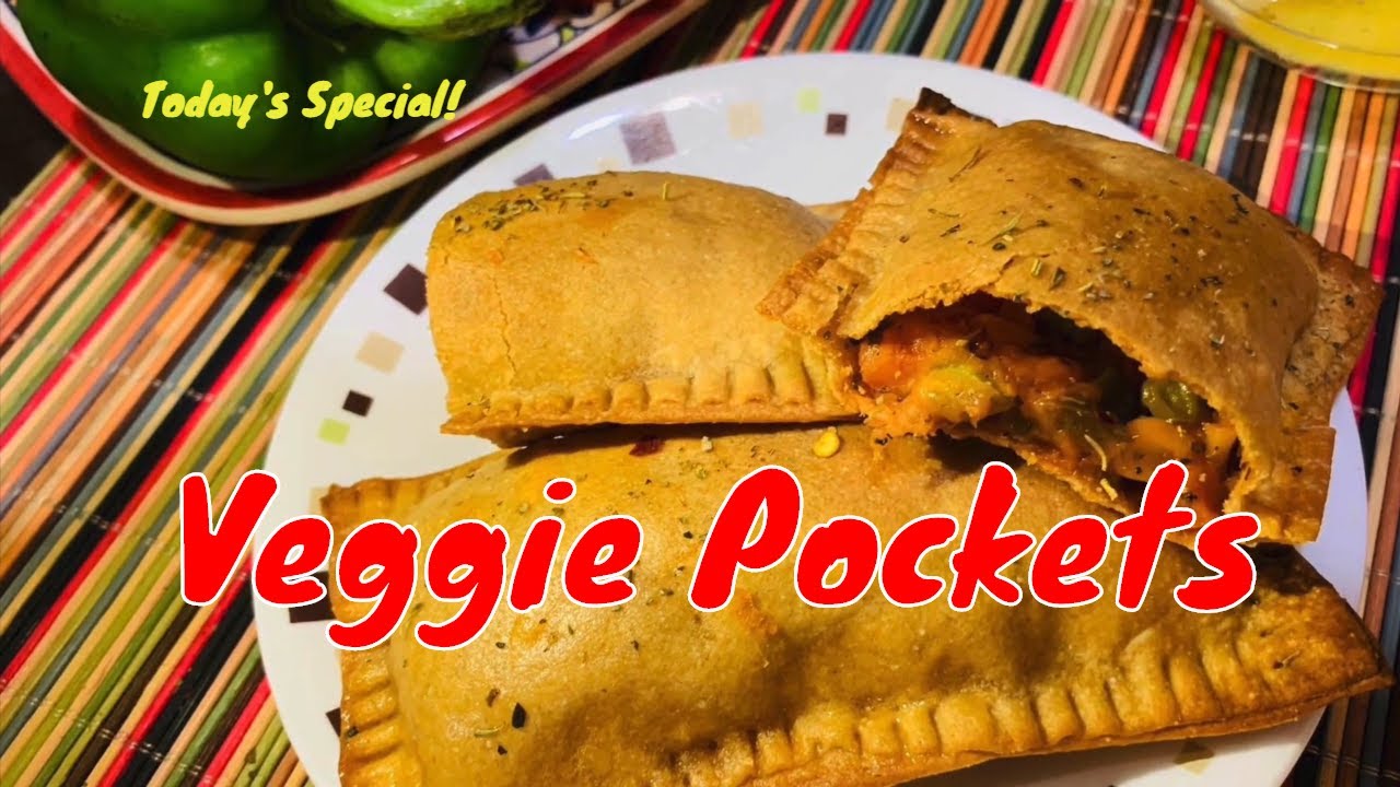 Veggie Cheese Pockets | Baked Veg Pockets | Healthy Version