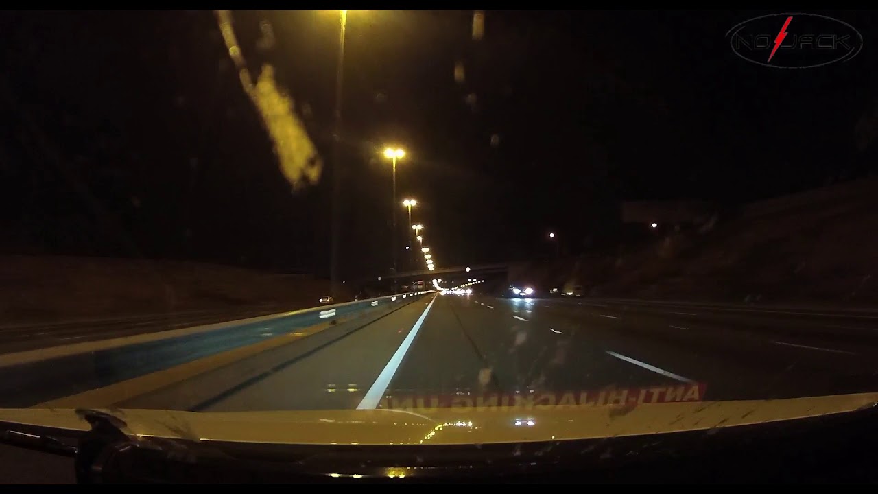NoJack chases stolen vehicle on wrong side of the FreeWay
