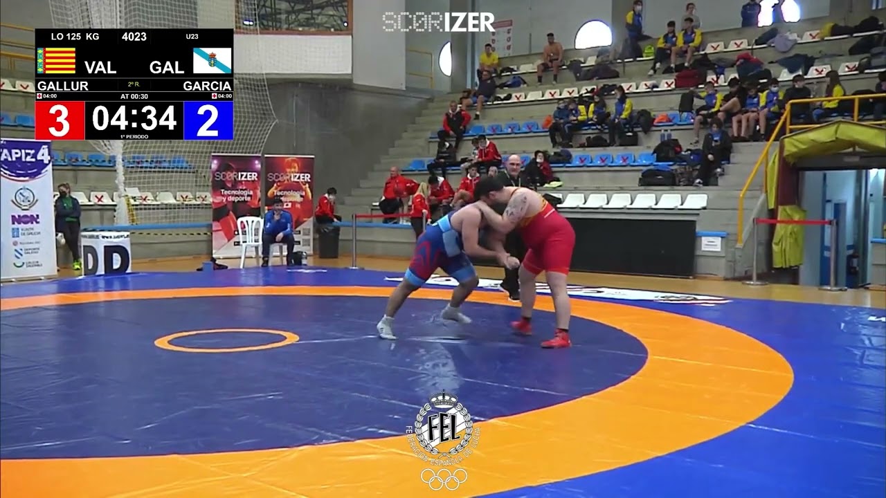 1/8 - 125KG - LO - GALLUR FERNANDEZ, RAUL (VAL) GARCIA GARCIA, SERGIO (GAL)